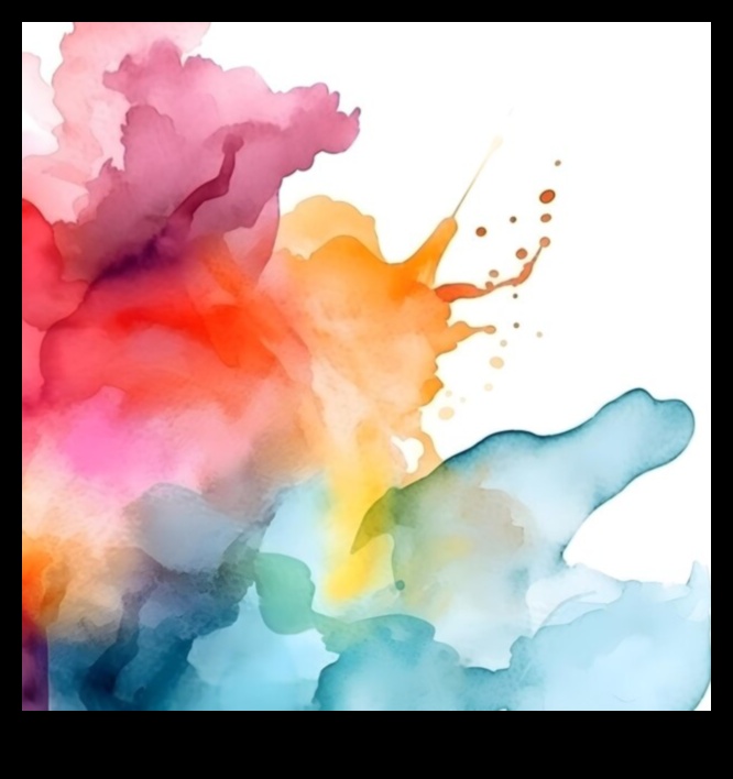 Watercolor Whimsy: Βουτήξτε σε ένα φάσμα μελανωμένης τέχνης