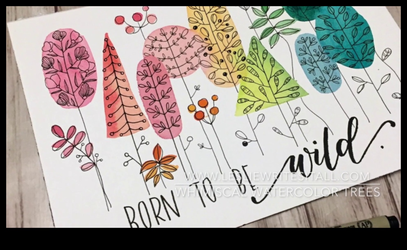 Watercolor Whimsy: Βουτήξτε σε ένα φάσμα μελανωμένης τέχνης