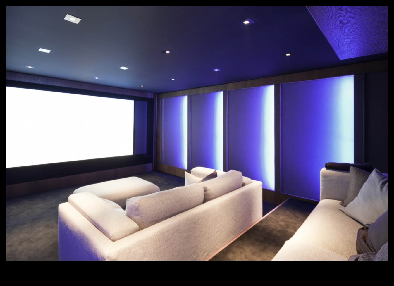 Cinematic Ambiance: Smart Lighting and Electronics for Home Theatres