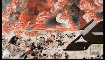 Emperor's Elegance: Regal Beauty Illuminated in the World of Japanese Ink