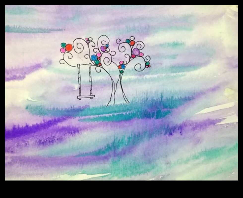 Watercolor Whimsy: Βουτήξτε σε ένα φάσμα μελανωμένης τέχνης