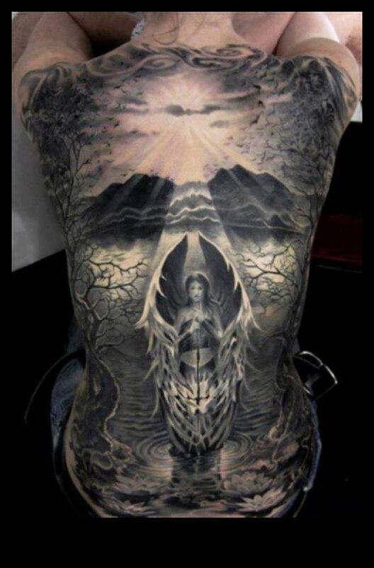 Epic Backdrops: Unveiling the Grandeur of Back Tattoo Narratives