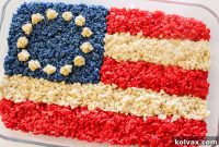 Stars and Stripes Krispie Bars