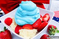 Patriotic Strawberry Shortcake