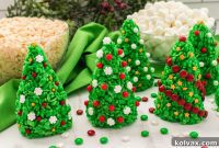 Whimsical Krispie Christmas Trees