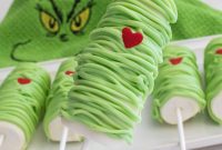 Mean One Marshmallow Pops