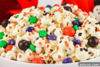Spooky Sweet Halloween Popcorn