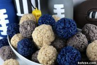 Cowboys Touchdown Krispie Treats