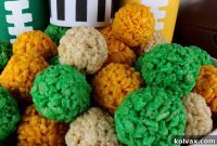 Go Pack Go Rice Krispie Squares