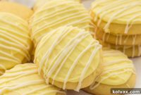 Zingy Lemon Glazed Cookies