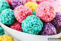 Springtime Krispie Treat Squares