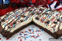 Stars and Stripes Ice Cream Cookie Pizza