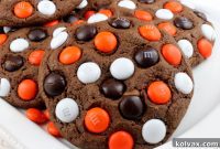 Ghoulishly Good M&M Cookies