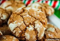 Festive Gingerbread Crinkles