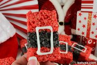 Santa’s Festive Krispie Bites