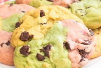 Spring Blossom Chocolate Chip Swirls