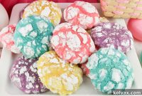 Zesty Lemon Crinkle Cookies