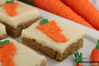 Decadent Carrot Cake Bars