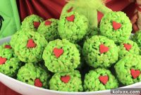 Grinchy Green Crunch Bites