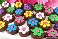 M&M Blossom Chocolate Cookies