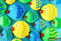 Colorful Ocean M&M Fish Treats