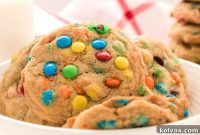 Colorful M&M Cookie Bites