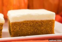 Spiced Pumpkin Bliss Bars with Tangy Cream Cheese Frosting