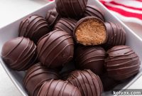 Golden Peanut Butter Truffles