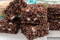 Decadent Chocolate Crunch Bars