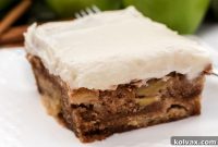 Orchard Apple Cake with Cream Cheese Crown