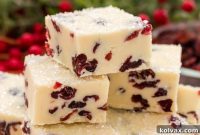 Velvet White Chocolate Cranberry Delight