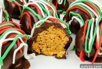 Festive Peanut Butter Crunch Bites