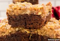 Decadent German Chocolate Brownies