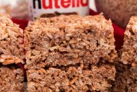 Nutella Swirled Krispie Treats