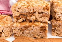 Decadent Cookie Butter Krispie Squares