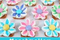 Marshmallow Pretzel Blooms