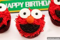 Adorable Elmo Cupcakes