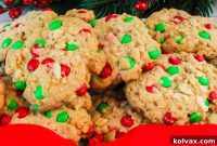 Festive M and M Krispie Treats