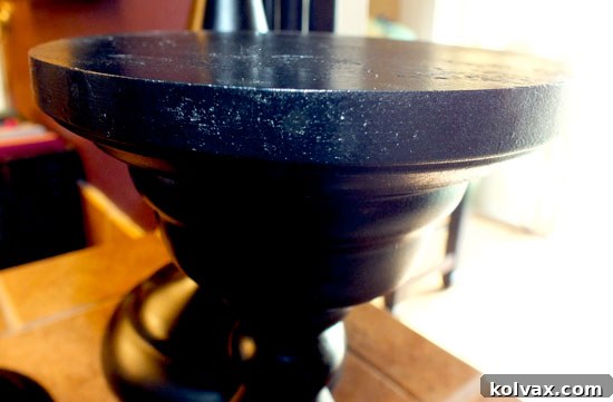 Securing Wooden Discs to Candlesticks for Jar Stability