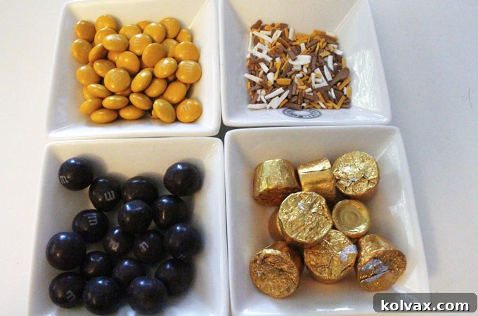 Assortment of candies for Chewbacca Caramel Corn