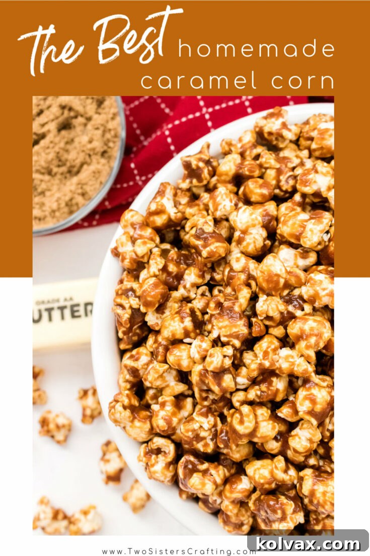 Easy Homemade Caramel Corn