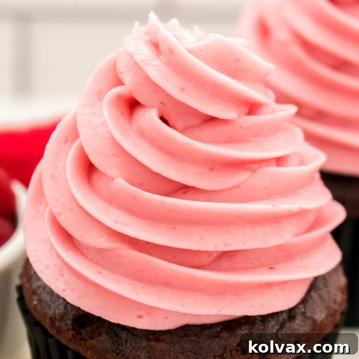 The Best Raspberry Buttercream Frosting