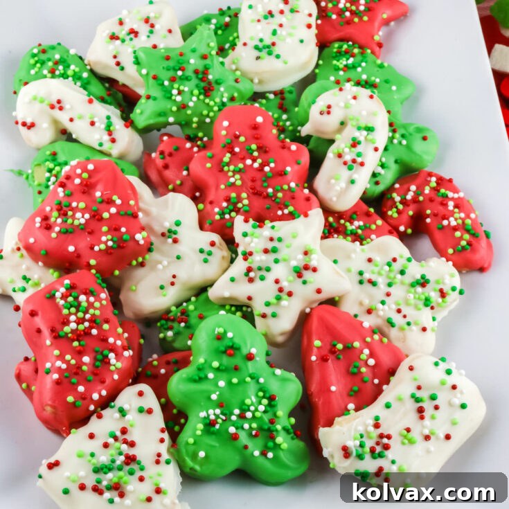 A festive image of Christmas Circus Animal Cookies