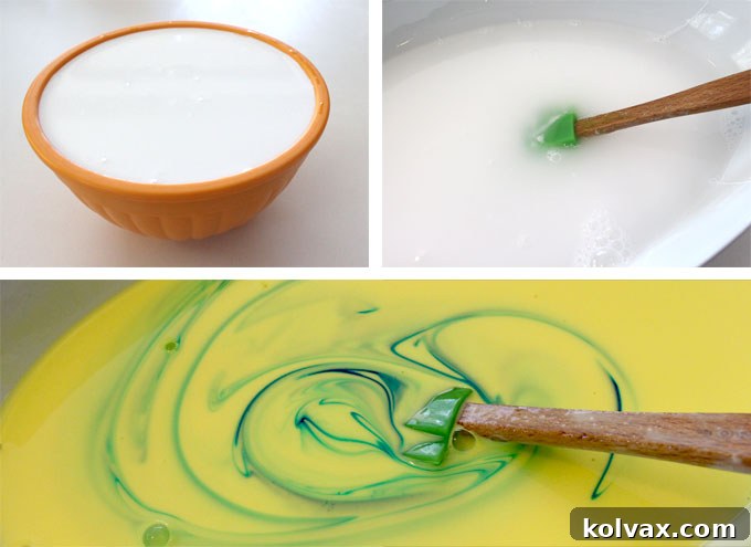 Glue mixture for Grinch Slime