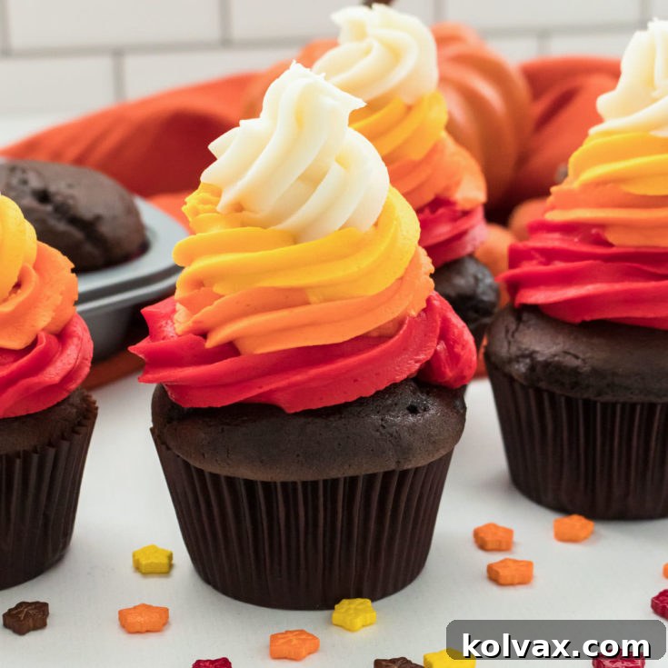 Harvest Thanksgiving Cupcakes