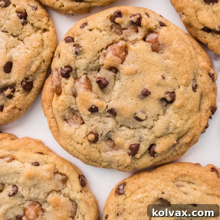 Caramel Chocolate Chip Cookies