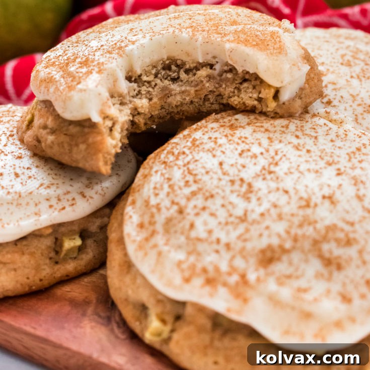 Apple Cookies and Cream Cheese Frosting