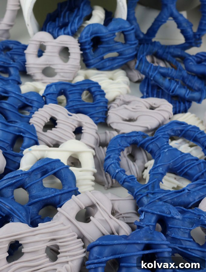 Lone Star Pretzels 9 Large image of Dallas Cowboys Pretzels, perfect for a Super Bowl party or NFL playoff party