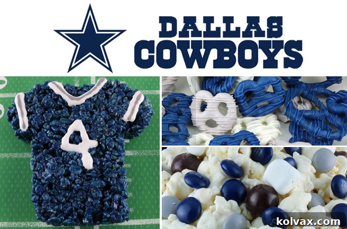 Delicious Dallas Cowboys Themed Game Day Treats for Football Parties