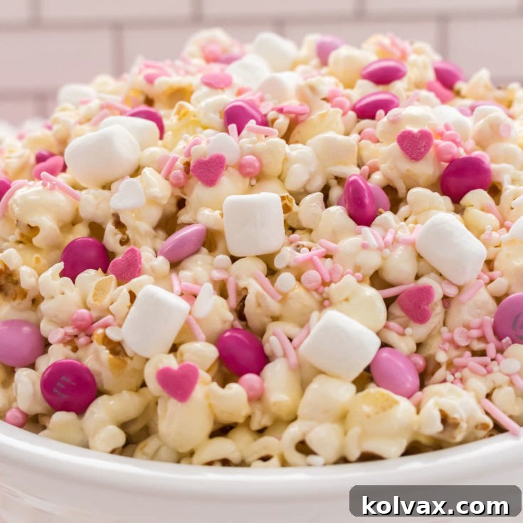 Pretty Pink Party Popcorn
